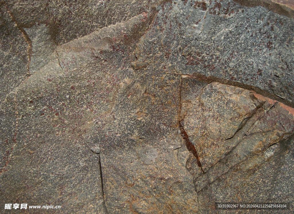 岩石表面纹理特写