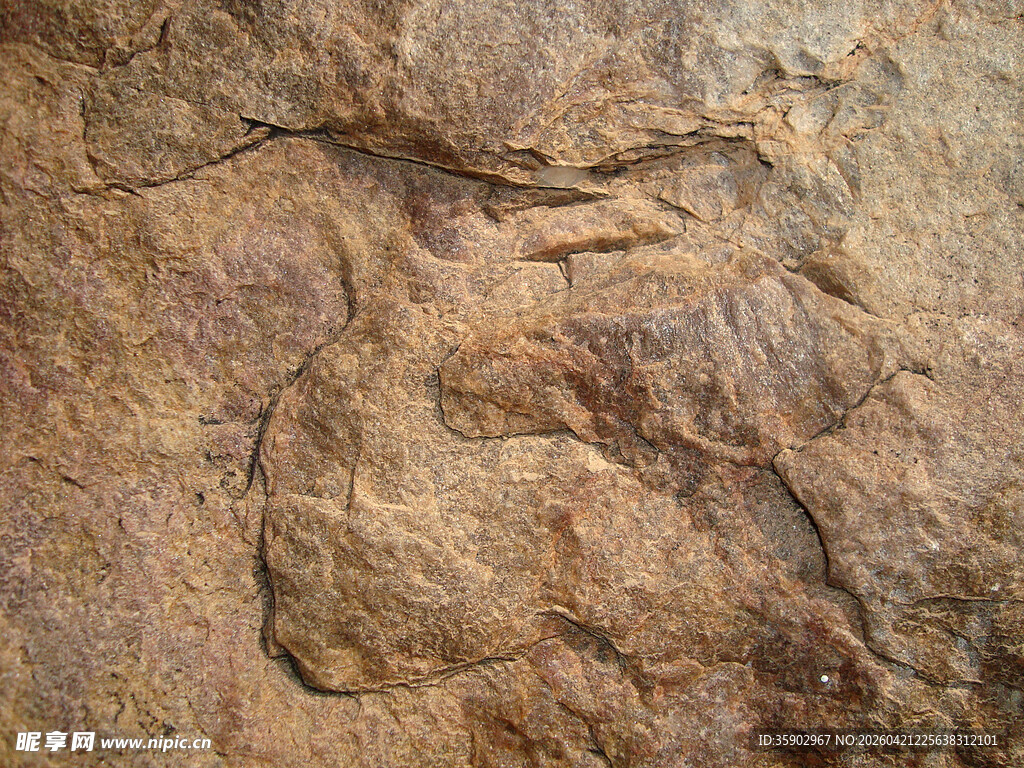 岩石上的奇特纹理