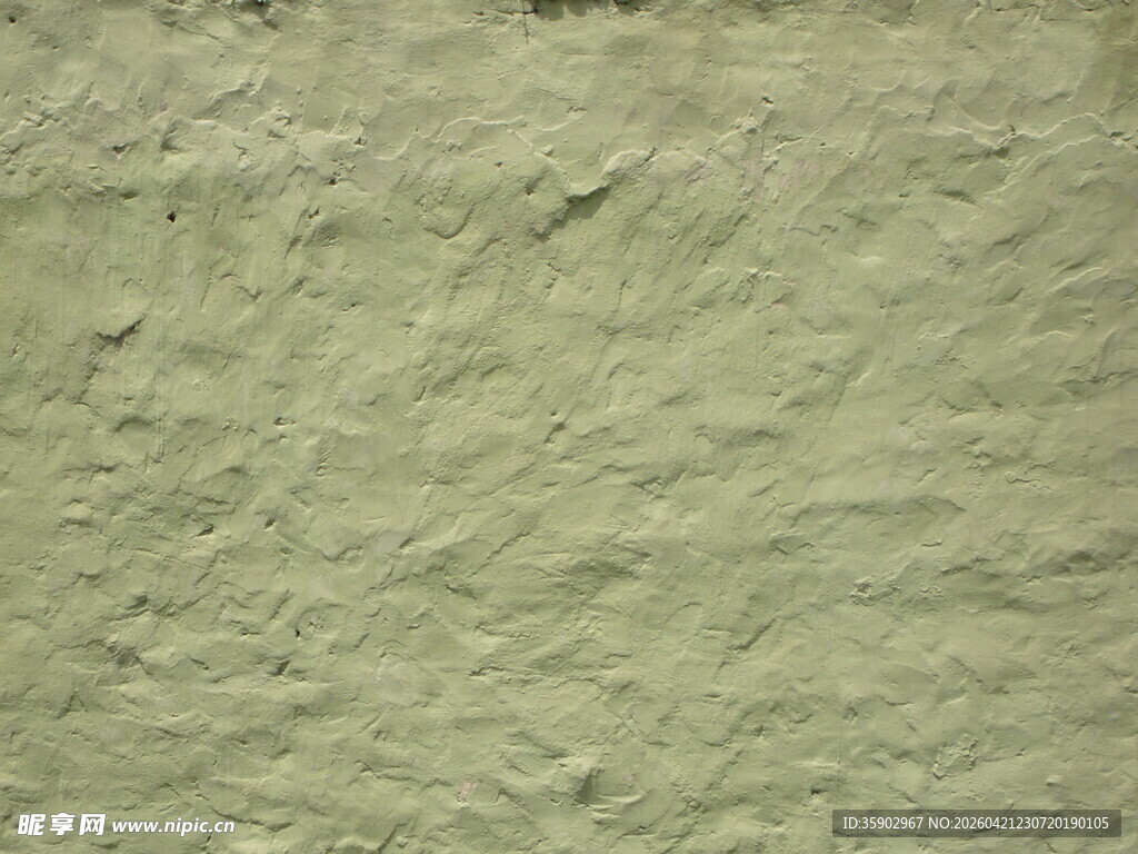 粗糙质感的浅绿色墙面