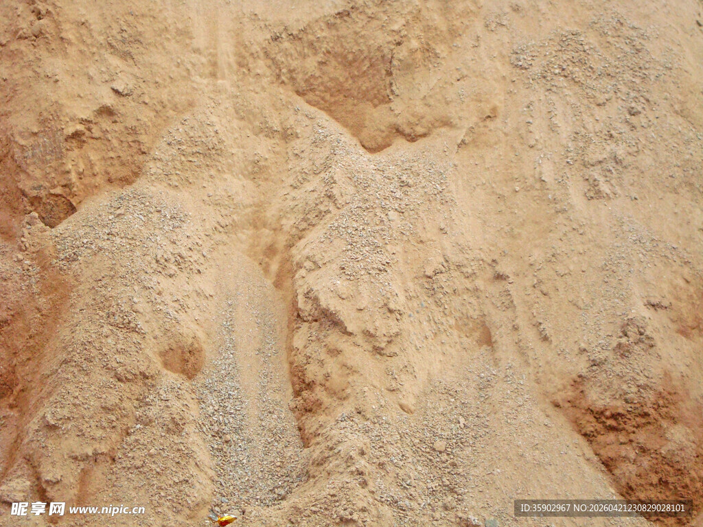 细腻沙质地貌纹理特写