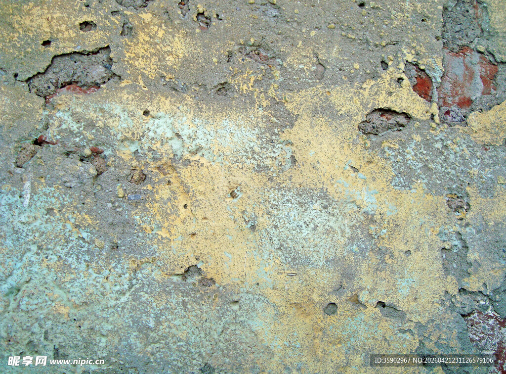 斑驳老旧墙面纹理