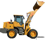 黄色装载机工程作业利器
