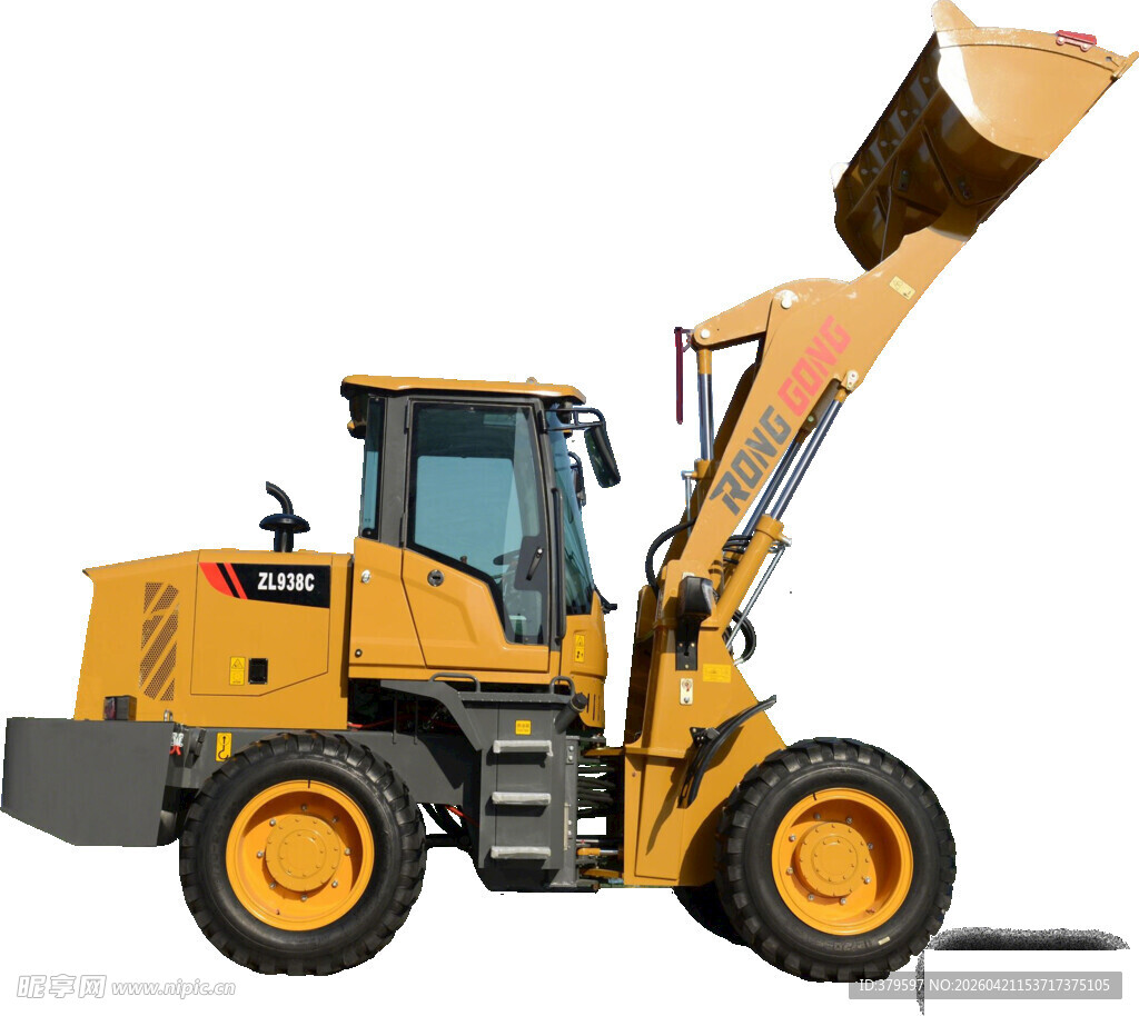 黄色装载机工程作业利器