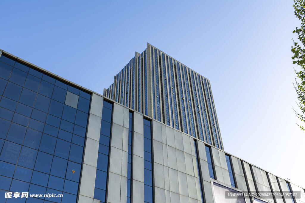 现代高层商务建筑外观