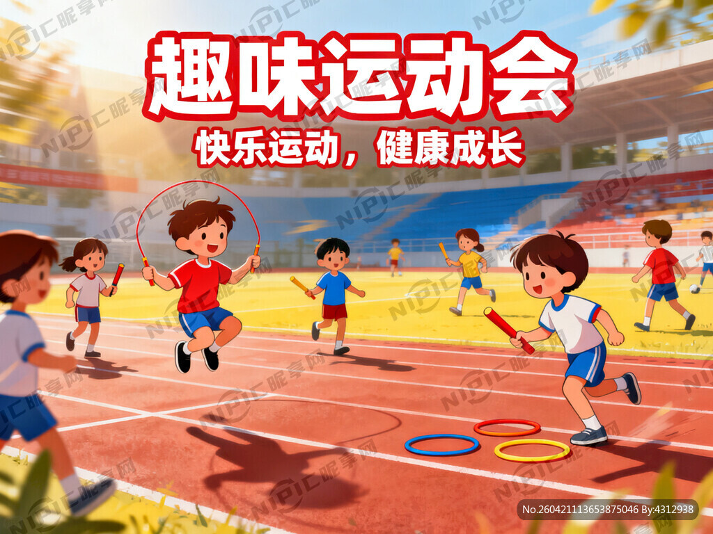 趣味运动会画面