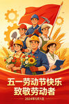 五一劳动节致敬劳动者