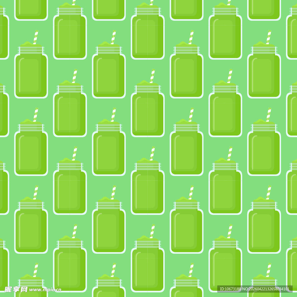 绿色瓶子图案背景纹理