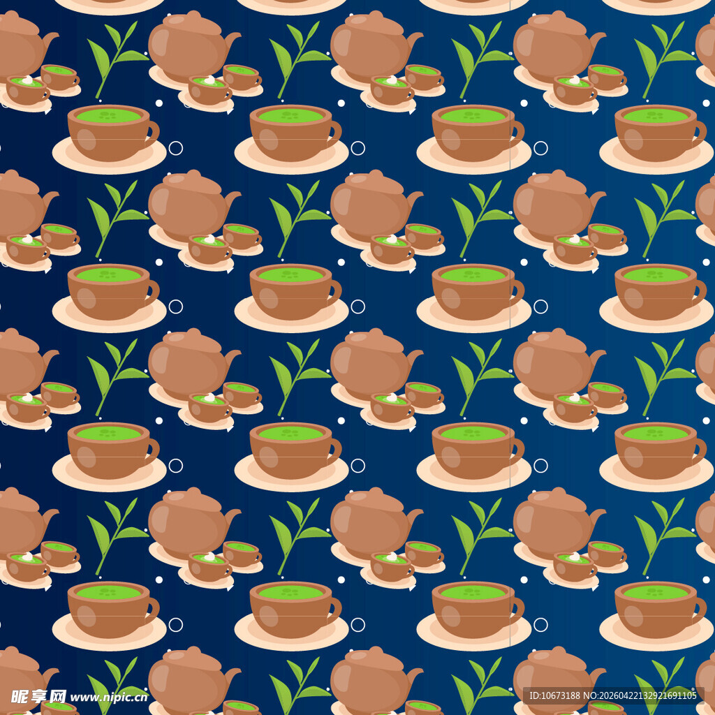 复古风咖啡图案背景