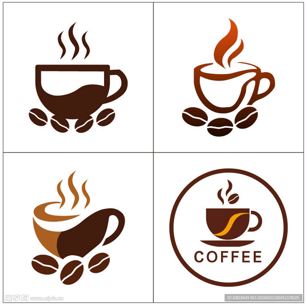 咖啡图标设计logo