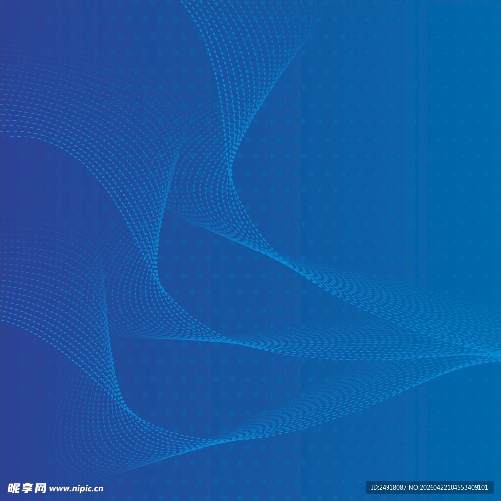 蓝色科技线条海报背景图案设计