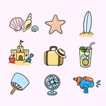 夏日度假素材
