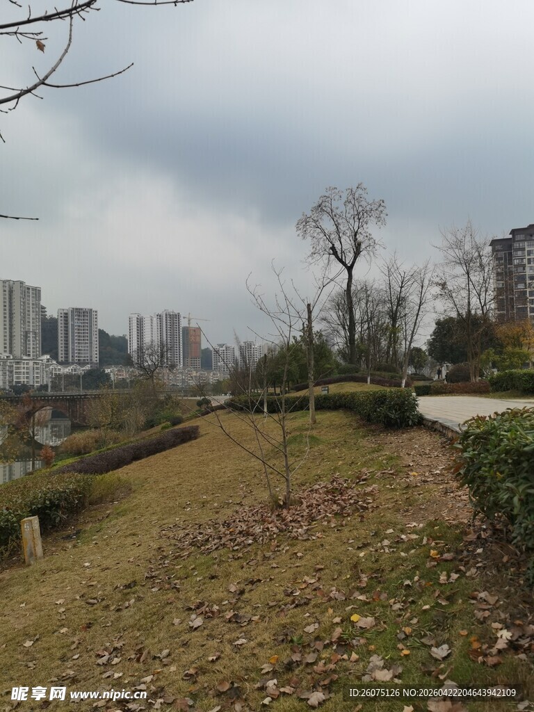 城郊冬日风景
