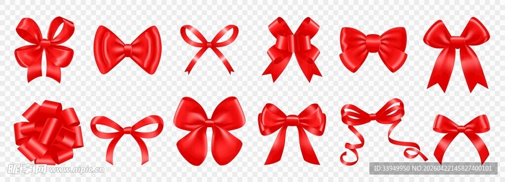 红色蝴蝶结