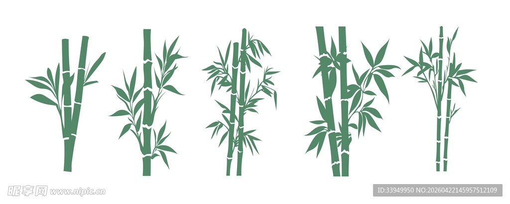 绿色竹子素材