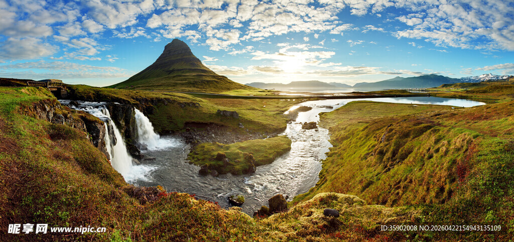 冰岛壮美山水景观