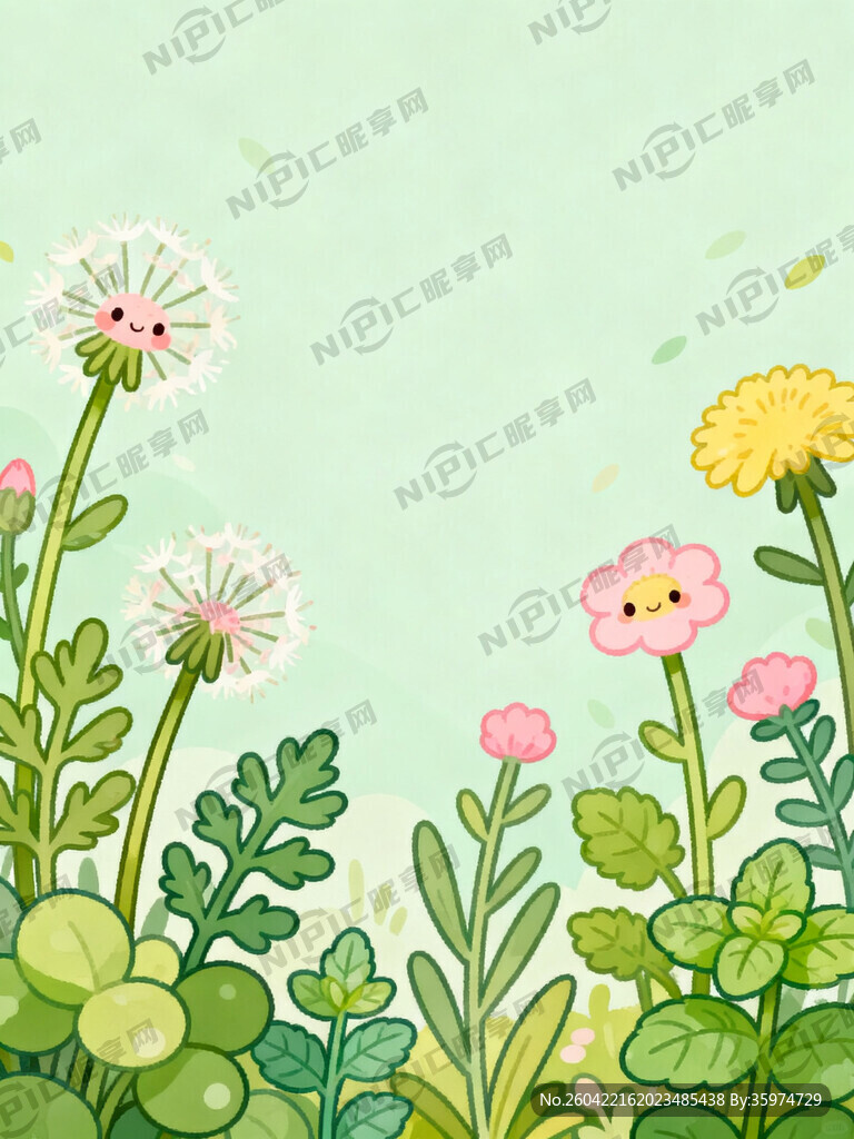春天里的本草 画册收集 封底图