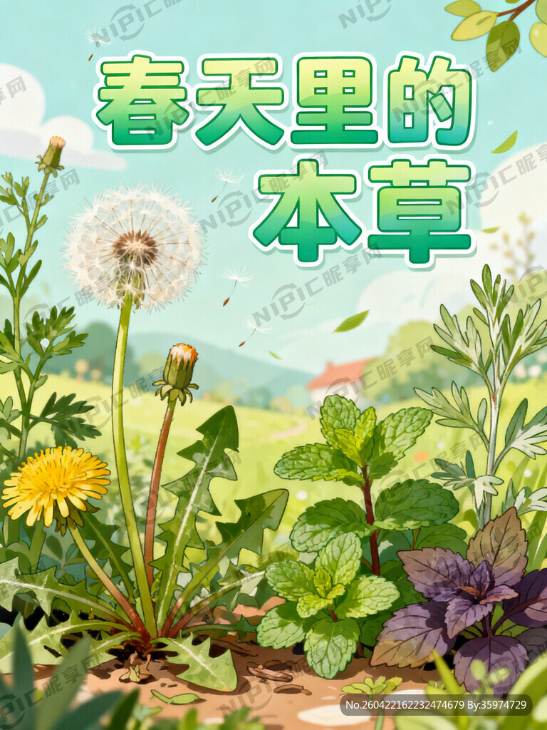春天里的本草 画册收集 封面图