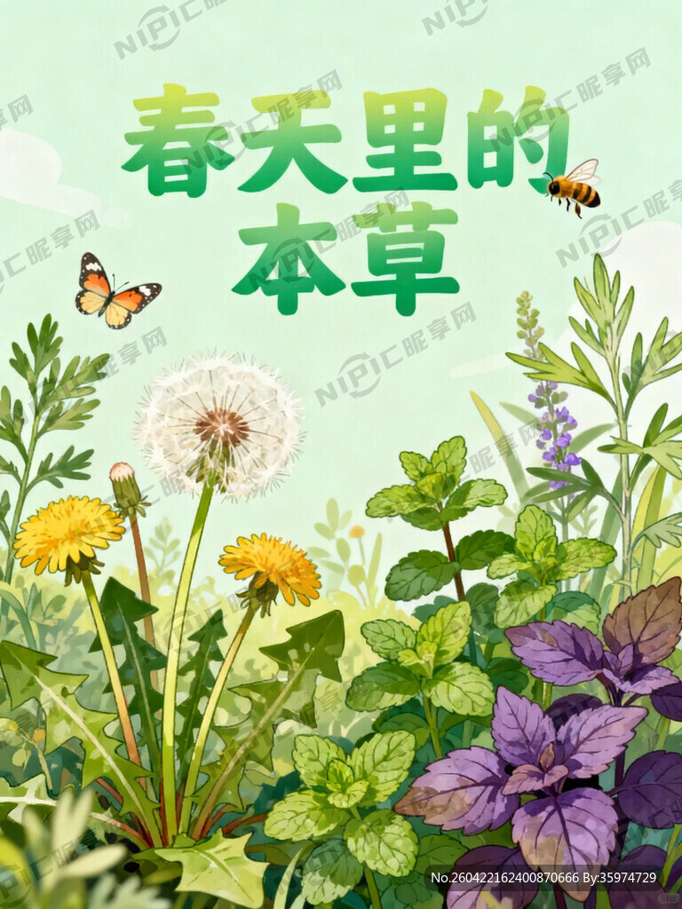 春天里的本草 画册收集 封面图