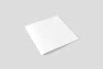 空白的正方形图册展示样机