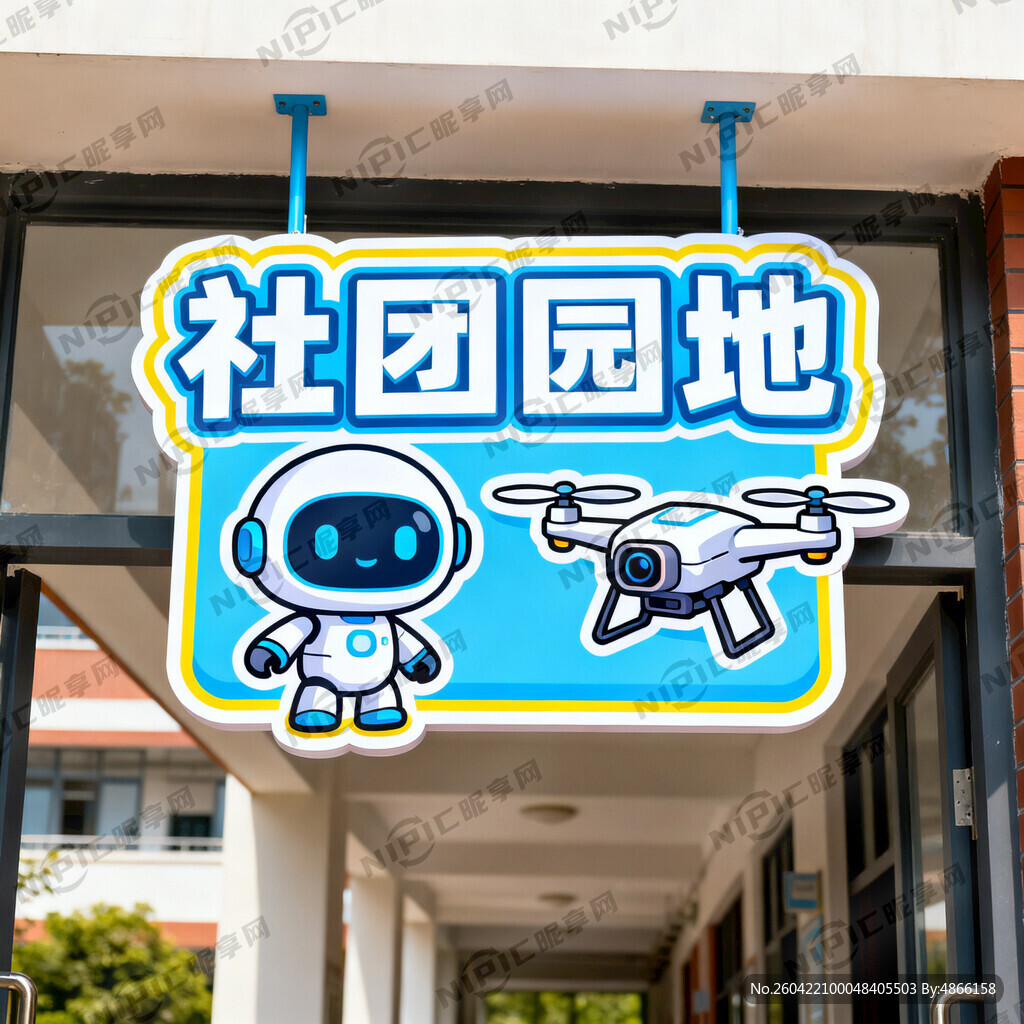 社团园地门头招牌