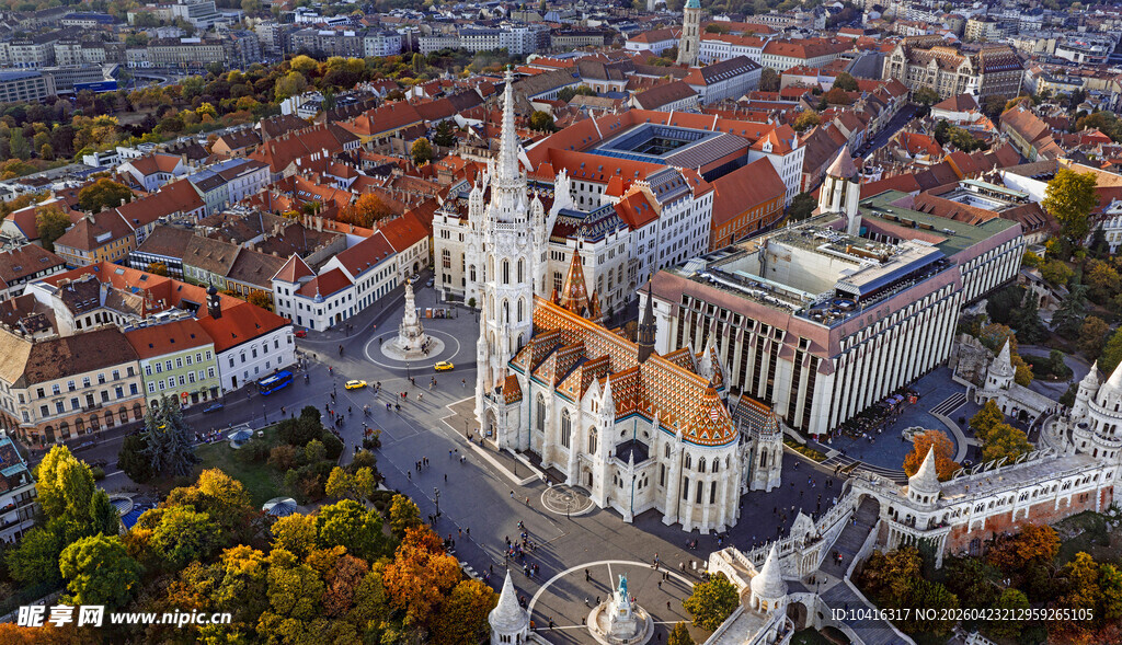 匈牙利首都鸟瞰