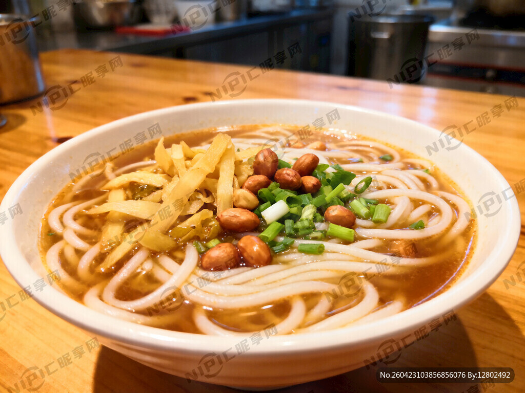生榨米粉背景图