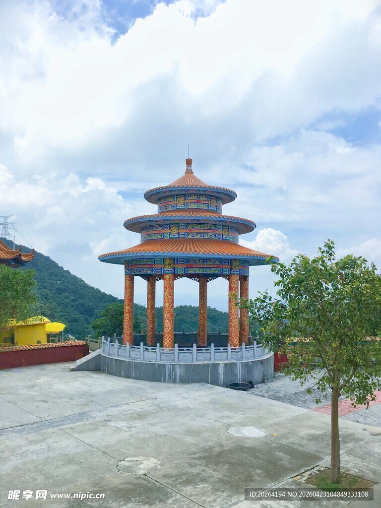 户外中式凉亭景观