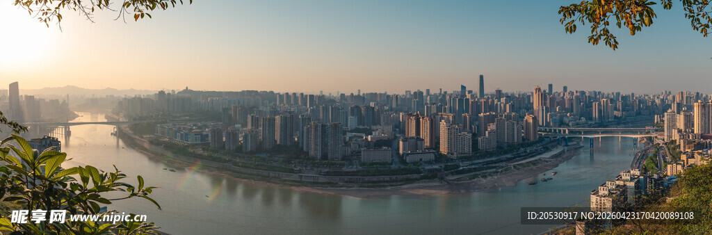 重庆江北渝北全景图