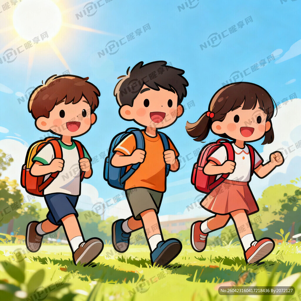 卡通画 人物要求全身的