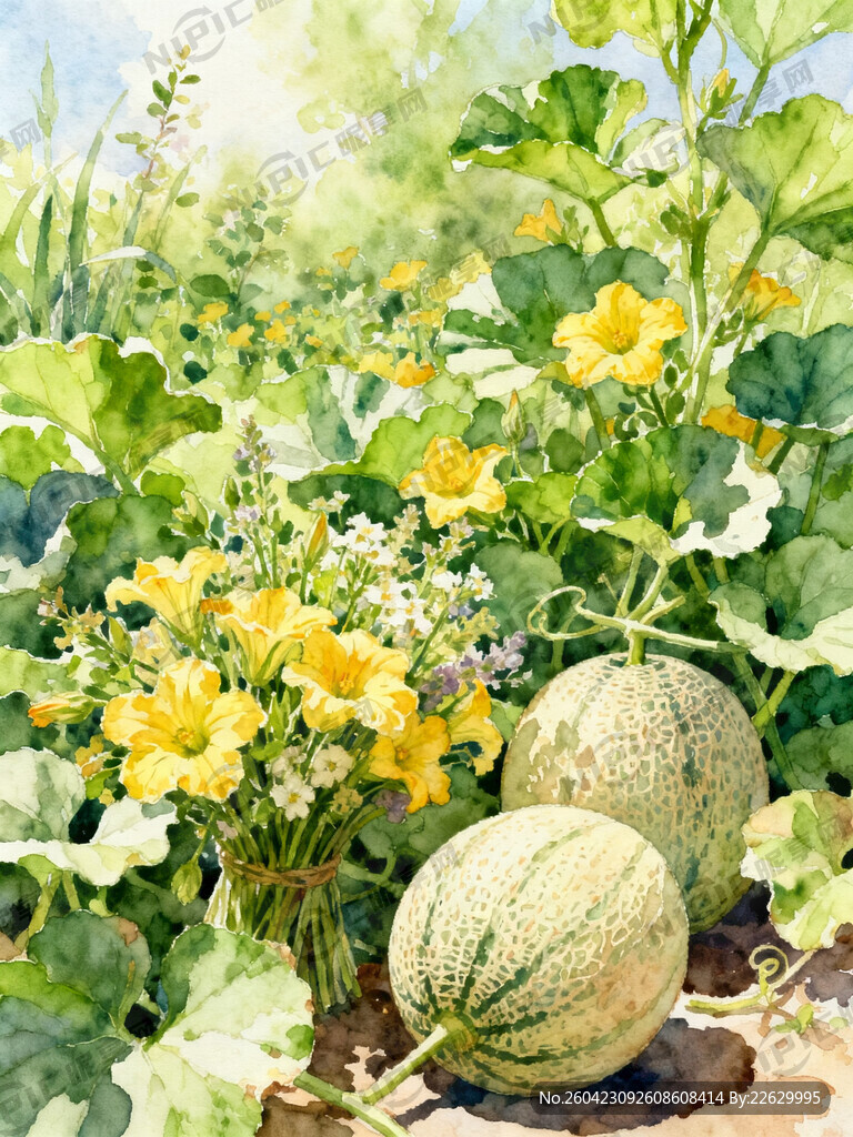 绿色植物丰茂的春天 鲜花盛开 