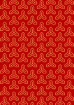 传统红色背景花纹
