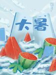 大暑海报