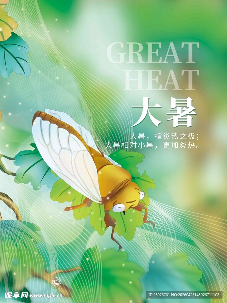 大暑海报 