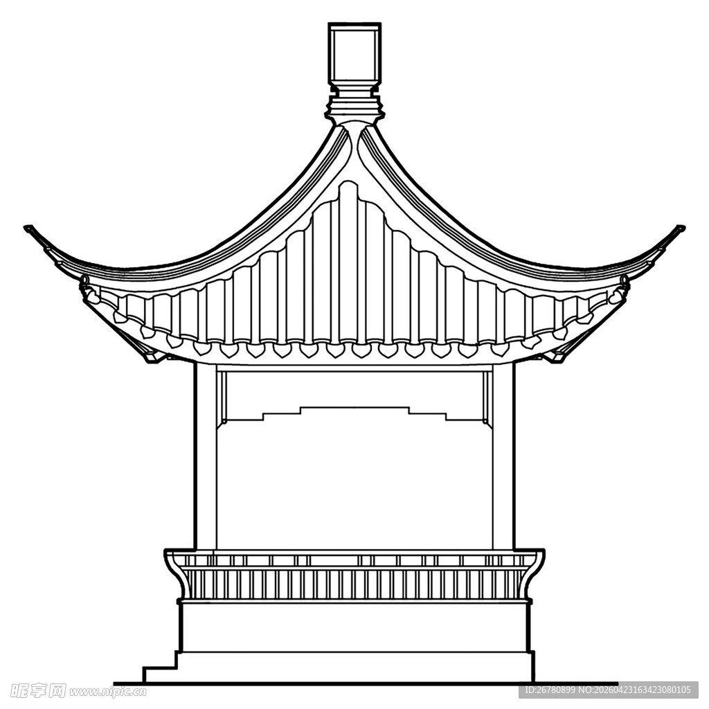 线条亭子