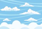 卡通天空背景