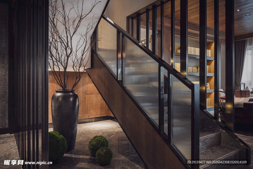 现代简约风室内楼梯设计