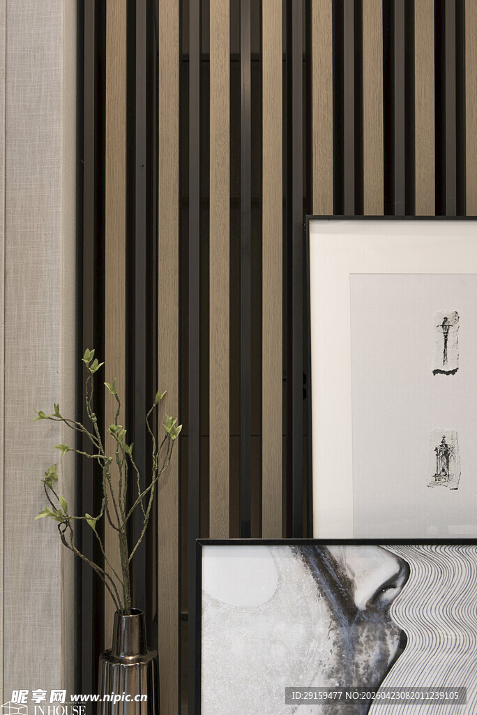 现代风格室内装饰一角