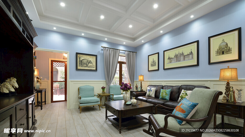 现代简约风客厅优雅空间