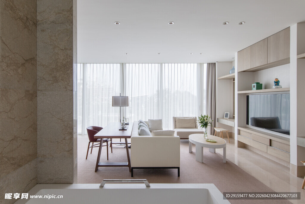 现代简约风客厅室内设计
