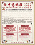 纯中药贴敷介绍海报