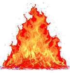 熊熊燃烧的火焰