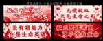 红色励志标语宣传画面