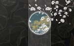 中式古典风花鸟山水图景