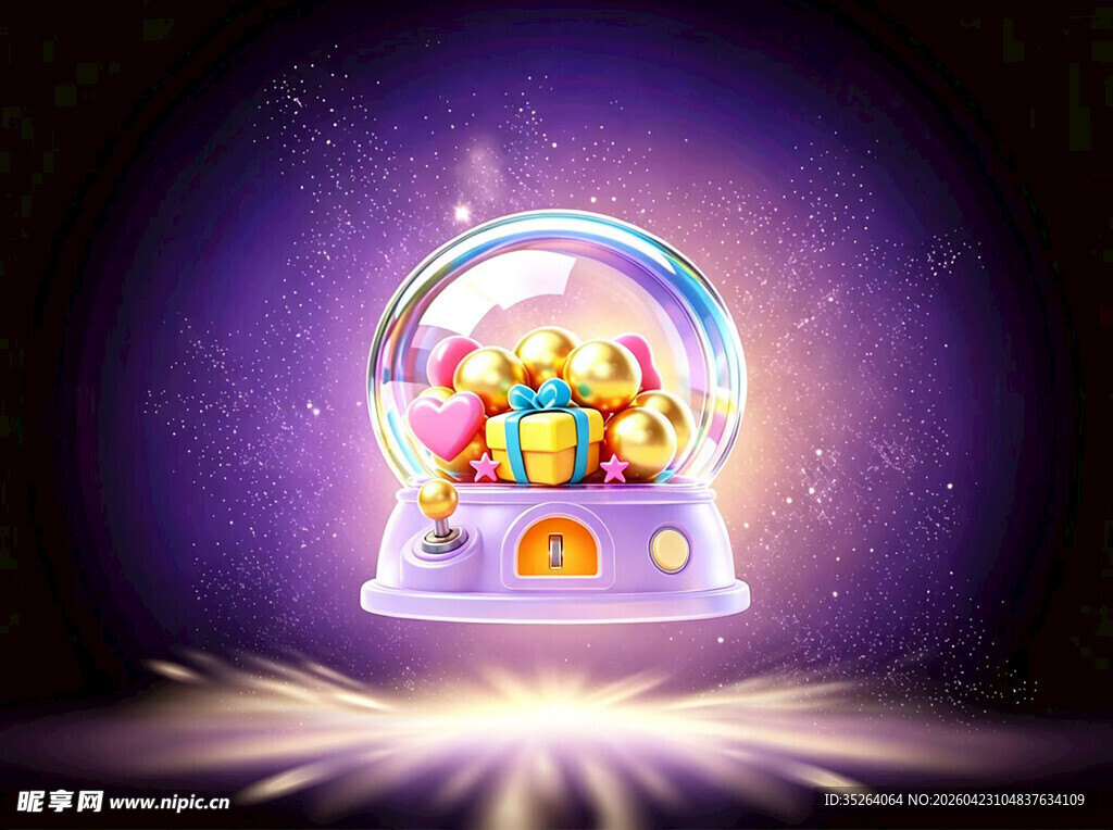 梦幻扭蛋机 水晶球礼物 玩具