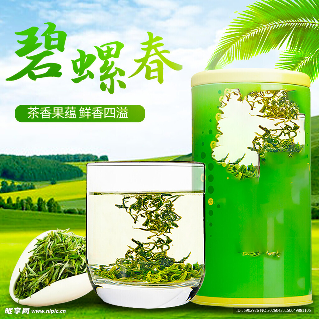 碧螺春茶叶展示