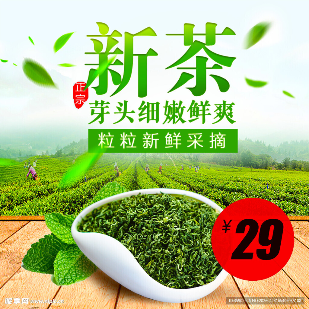 新茶上市鲜嫩好茶仅29元