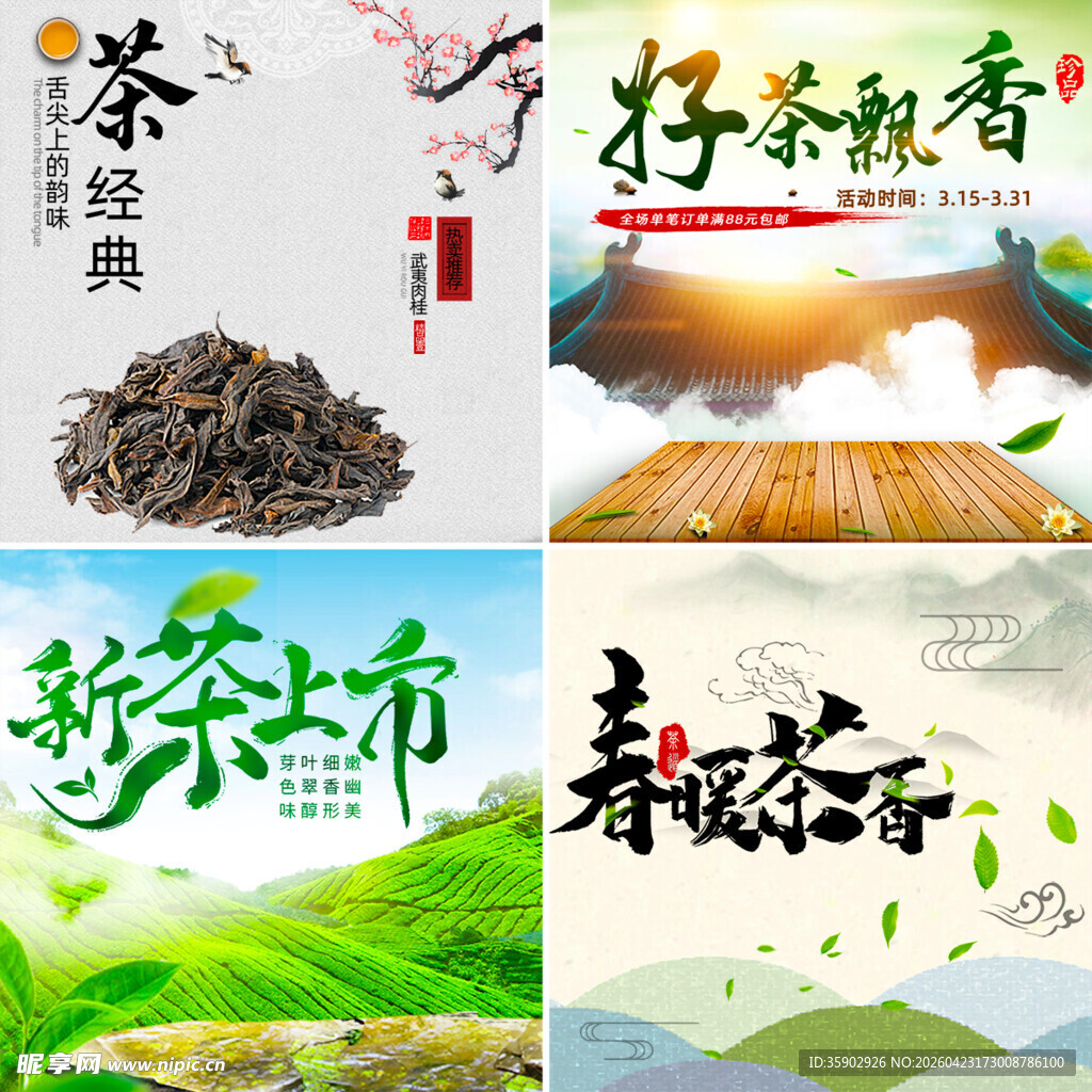 春茶上市品味清新茶香