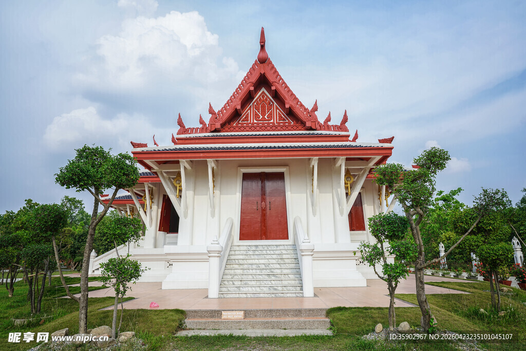 泰国传统风格寺庙建筑
