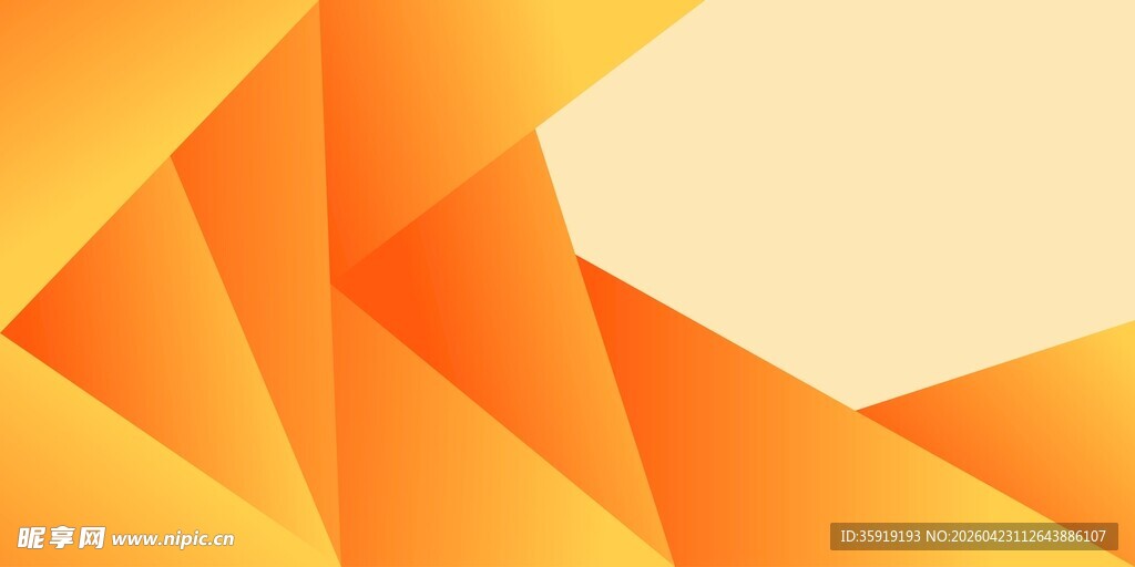橙色几何背景