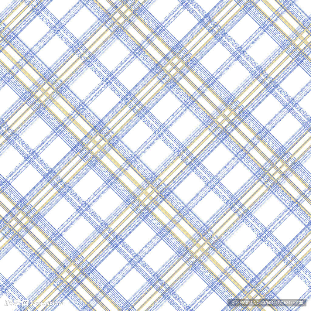 蓝黄格子图案纹理
